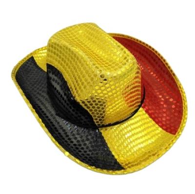 China 2022 WK Verified Fan Sequin Hat. Belgium for sale