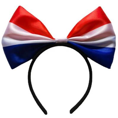 China WM2022 Holland Football Fans Girl Sporty Bunny Circle The Dutch Defender Hair Clip for sale