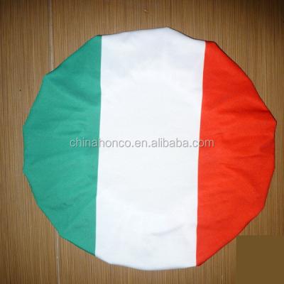 China Italy Flag Colors Polyester CAR MOTOR COVER (R13-16/R17-19) /Italy FLYING Car Radsocke for sale