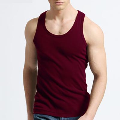 China 2021 OEM design tank men's gym sports tops 100% polyester QUICK DRY canotta main running unisex tank tops men for sale