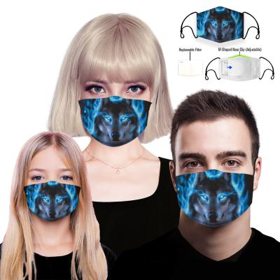 China Black Polyester+cotton Scam Mascarillas De Filtros Deportivas De La Negras Desechables Infantiles Plasticas Para Cara Coreanas Face Maskes for sale