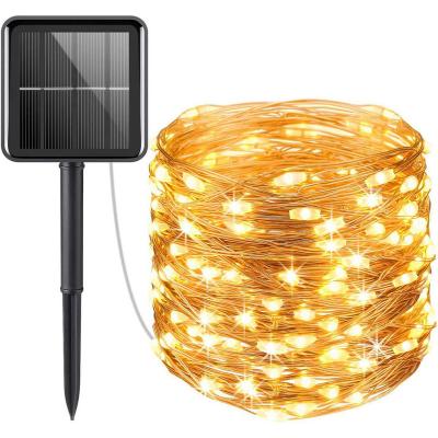 China Holiday/Party/Wedding/House Decoration 12M 100Leds RGB /Outdoor Waterproof Solar String Light for Garden Tree Yard Porch Holiday Festival Christmas Party Decoration for sale