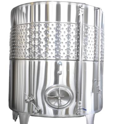 China Hotels 2000 liters kombucha fruit cider fermenter brewing equipment stainless jacketed fermentation tank fermenters for sale