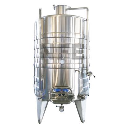 China Brewing Plant 2000liter Stainless Jacketed Fruit Cider Fermenter Tank for sale