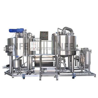 China Brewpub beer brewhouse restaurant beer brewing system microbrewery beer equipment installation cost 500L for sale for sale