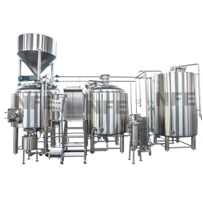 China Beer Brewing Plant 1000l 3 Vessel Brew Beer System for sale