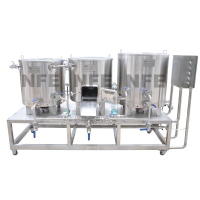 China Restaurant 100l, 200l, 300l beer Brewpub beer brewery plant for home brew, micro beer brewery, complete pilot brewing system for sale