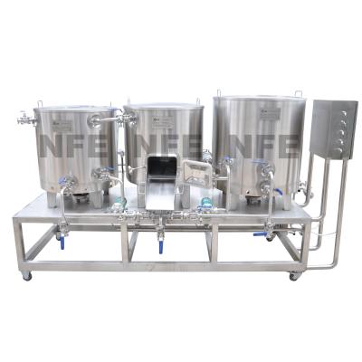 China Hotels 1bbl 100l Turnkey Small Home Electric Beer Brewing System for sale