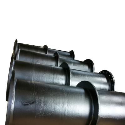 China Ductile Drainage / Sewage / Drinking Water Iron Double Flange Pipe With Puddle Flange for sale