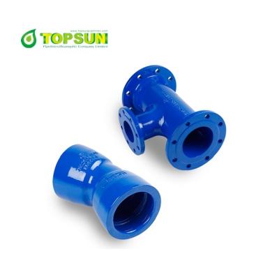 China Drainage / Sewage / Potable Water Pipe Fittings ISO2531 PN16 Ductile Iron Flanged Reducer for sale