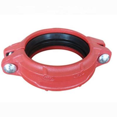 China Fire Fighting Ductile Iron Pipe Grooved Fit vds Rigid Coupling Equal for sale