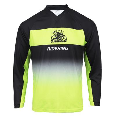 China Breathable Custom Long Sleeve Mountain Bike Tank Tops Mtb Cycling Downhill Jersey Motocross Tank Top for sale