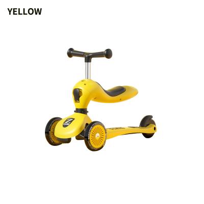 China Winter 2022 Indoor And Outdoor Polyurethane (PU) Cart Pedals 2 In 1 Kids Scooters for sale