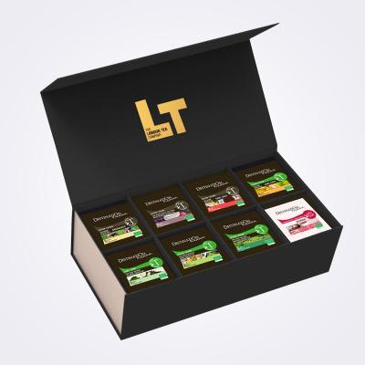 China OEM ODM handmade luxury elegant special tea packaging box gift box with logo for sale