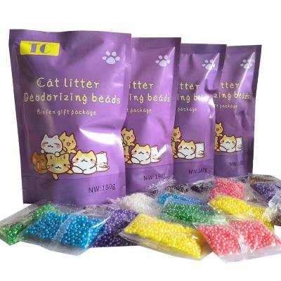 China Cat Litter Cleaning Odor Remover Hot Sale Cat Products Litter Deodorant Beads Cat Litter Cleanser Litter Box for Strong Urine Smell for sale