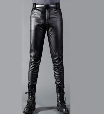 China Personality QUICK DRY custom fashion factory pu leather pants clothes high quality skinny pants for sale