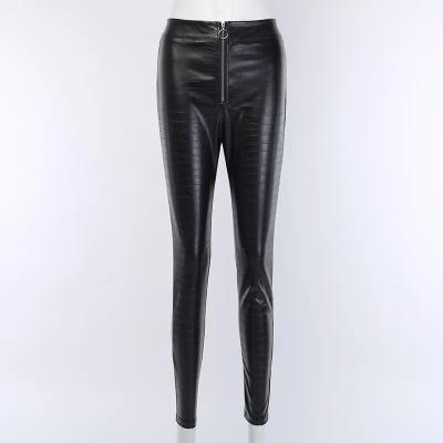 China High Quality QUICK DRY Custom Fashion Personality Factory PU Leather Pants Clothes High Quality Skinny Pants for sale