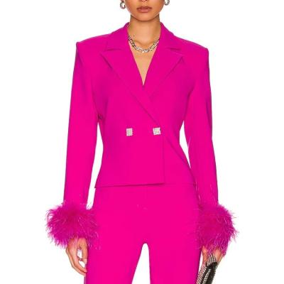 China OEM Breathable Slim Blazer Women Ladies Office Suits Suits Hot Sale Fashion Clothing Custom Cotton Customized for sale