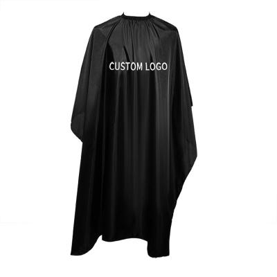 China Waterproof Barber Capes Cutting Barber Cloak Salon Capes With Logo Custom for sale