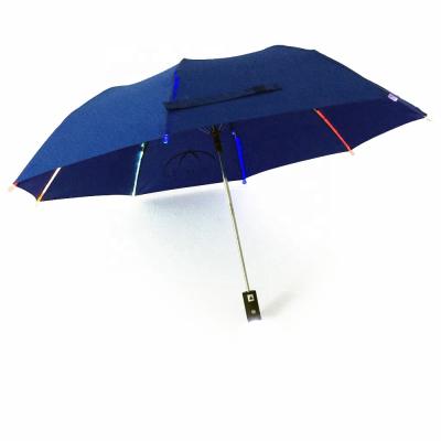 China All In 1 Newest Design Handle LED Light Umbrella Promotional Umbrella With LED Light for sale