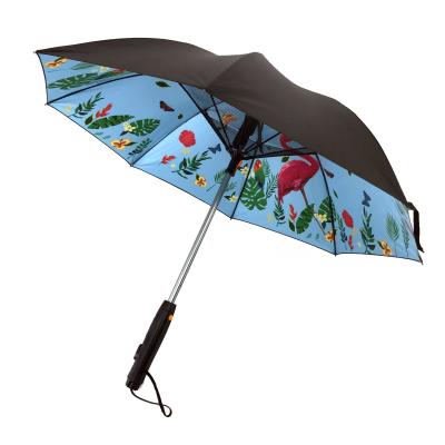 China Cooler Air Minimalist State Fan Umbrella for sale