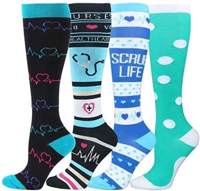 China Private Label Socks Women Winter Sporty Warm Selling Knee High Socks Model Compression Socks Women for sale