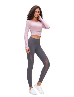 China Wholesale Breathable Nylon Spandex High Waist Gaiters Comfortable Yoga Pants With Pockets Women for sale