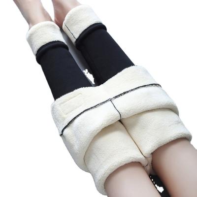 China CUHAKCI Sale Women Antibacterial Warm Gaiters Thicken Fleece Velvet Female Gaiters Winter Wholesale Women Warm Fur Gaiters for sale