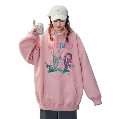 China custom factory wholesale hoodie Anti-wrinkle hooded women with fleece and thick men's shirt couple wear class casual sweatshirt for sale