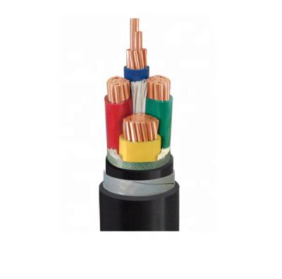 China Size 120mm 240mm Underground Underground Cable xlpe 4 Core Armored Cable for sale