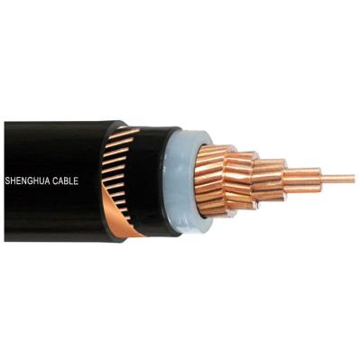 China Power Station Power Cable XLPE Insulated PVC Sheathed MV Cable for sale