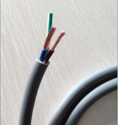 China Construction Indoor Ignition Flexible Copper Cable H05VV-F 3x2.5 SQ MM PVC Electrical Power for sale