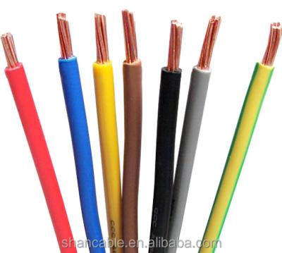 China Construction 2.5mm PVC Insulated Single Core Electrical Cable Wire IEC Standard for sale