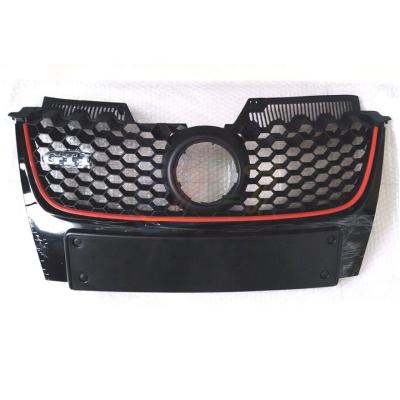 China ABS Auto Car Front Grille With Red Line For VW Golf 5 / MK5 GTI for sale