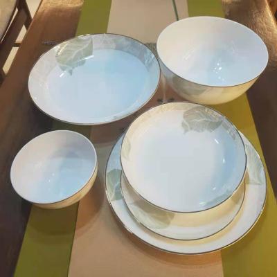 China Sustainable Bone China Tableware Bone China Dinner Set Bone China Dining Set for sale