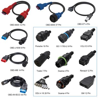 China All cars obd2 telematics connector pcb adapter obd male connector cable J1962 for sale