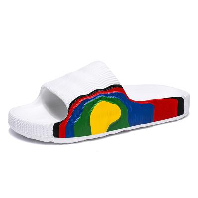 China Wholesale Eva Sandals 2022 Breathable Indoor Women Men Summer Slippers Soft Bottom Trend Slides Shoes Lightweight Slippers Beach Home Wear for sale