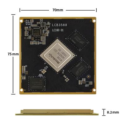 Chine RK3588 Système Android sur le module 4*A76+4*A55 6 haut à vendre