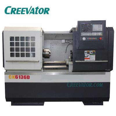 China CK6136 Hotels CNC Flat Bed CNC Lathe 360mm for sale