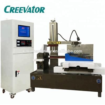 China DK7763 CNC Copper Wire Cutting EDM Machine With Vertical Control Cabinet 680*1260mm for sale