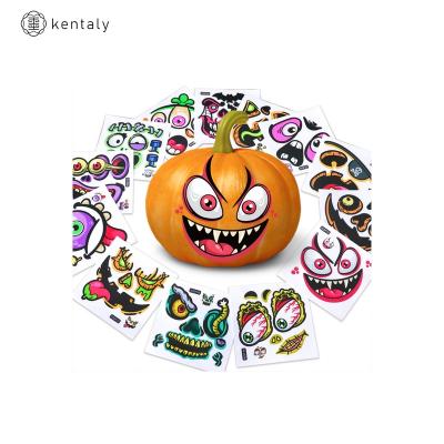 China 2022 Pumpkin Decorative Expressions Halloween DIY Sticker Decorative Stickers for sale