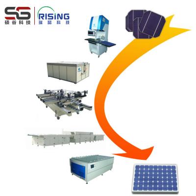 China Home use 10-30MW solar power generation system factury machine solar panels making machines PV modules production line for sale