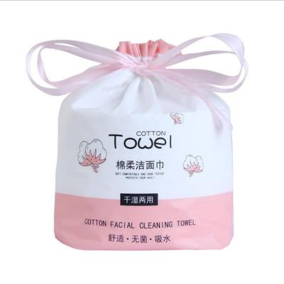 China disposable organic biodegradable nonwoven square face compressed towel for sale