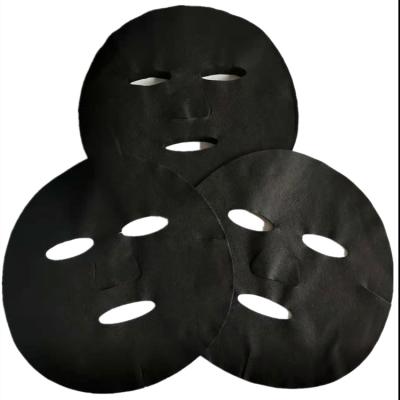 China OEM dry 50gsm soft and strong fabric Bamboo charcoal mask face sheet dry bio cellulose face mask for sale