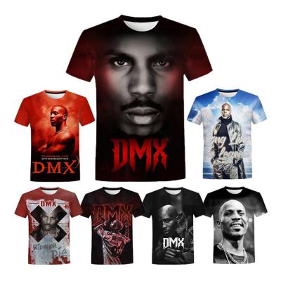 China 14 Styles 2022 QUICK DRY RIP Hitter DMX 3D Printed Shirt For Men Daily Tops Hip Hop 3D Printing Cool Mens Shirt Plus Size Tops 2XS-4XL for sale