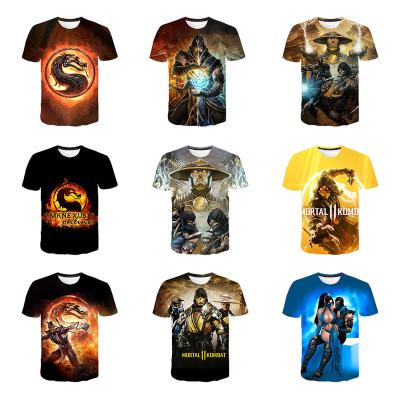 China High Quality Harajuku Mortal Kombat 11 2022 Summer 3D Mortal Kombat 11 T-shirt Popular QUICK DRY Boys T-shirt High Quality Classic Soft Top for sale