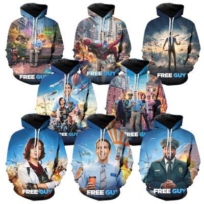 China Anti-pilling 2022 Hot Movie 3D Printed Hoodies For Men's Hot Games Movie 3D Printing Men's Casual Fashion Oversized Pullover Hoodies for sale