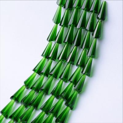 China Jewelry Making Cheap Tower Glass Beads For Decorating Crystal Wholesale Glass Beads for sale