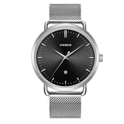 China 2021 WEIDE hot sale brand men's luxury minimalist private label wristwatch custom day/date watch quartz watch for sale