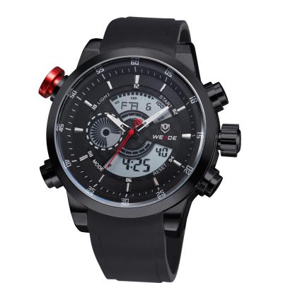 China Alarm Leather Strap Men Watch, Digital Sport Japan Movement Watch, Fashion Quartz Alarm Watch for sale